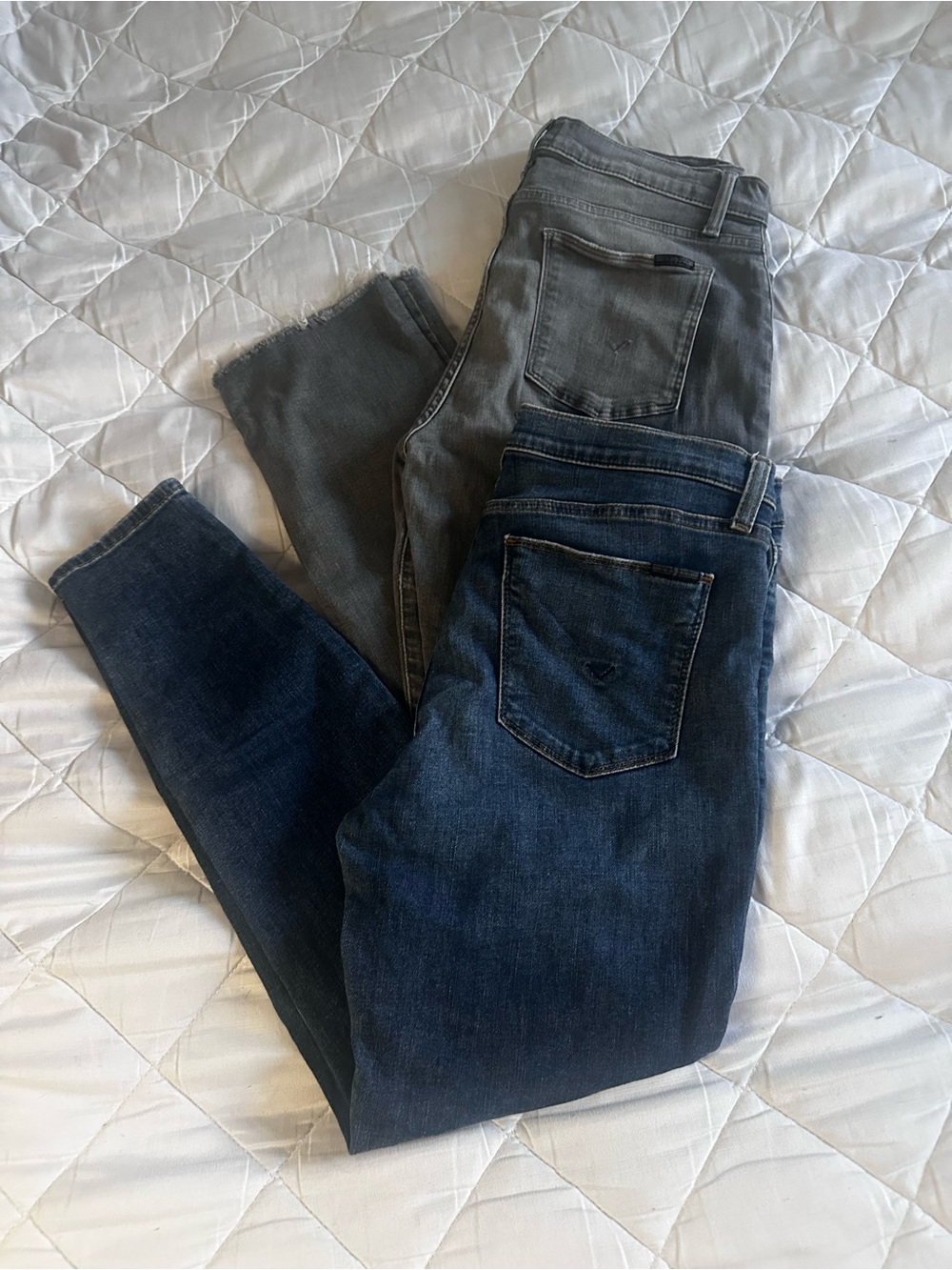 Bundle Hudson Skinny Jeans - Dark Blue and Gray